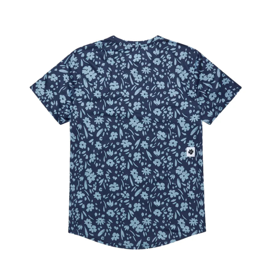 Flower Combat T-Shirt | Blue Flower
