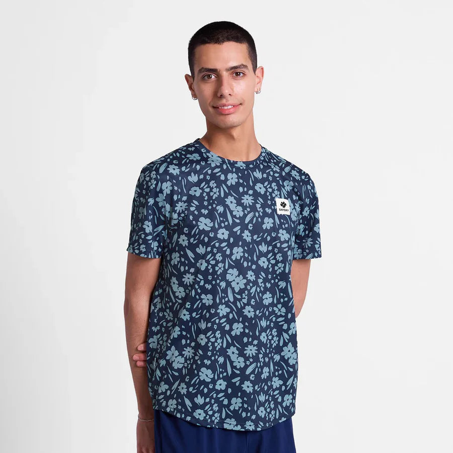Flower Combat T-Shirt | Blue Flower