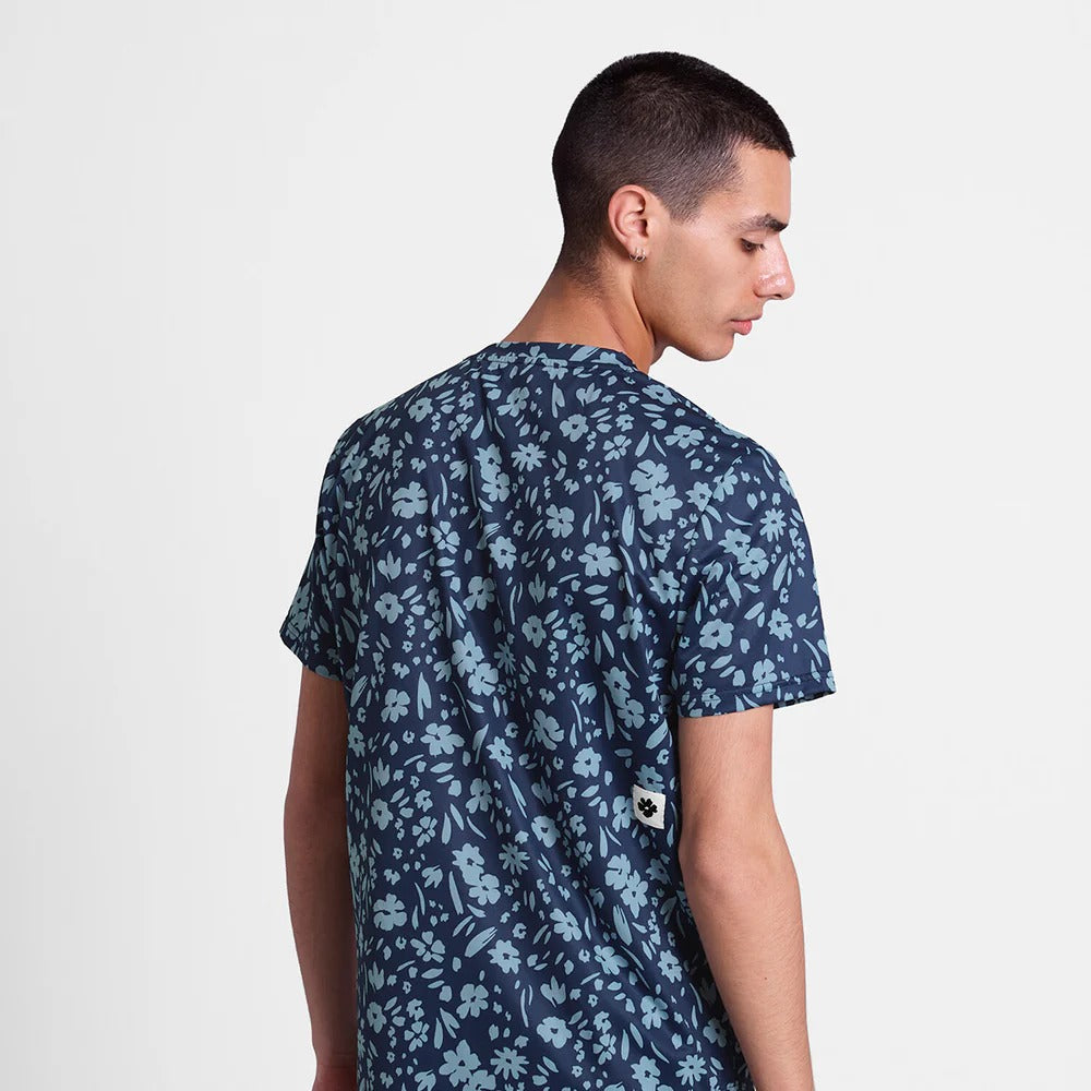 Flower Combat T-Shirt | Blue Flower