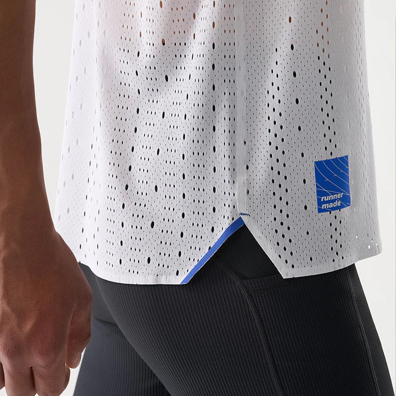 Men’s QiFlow Racing Singlet V5.0 | White