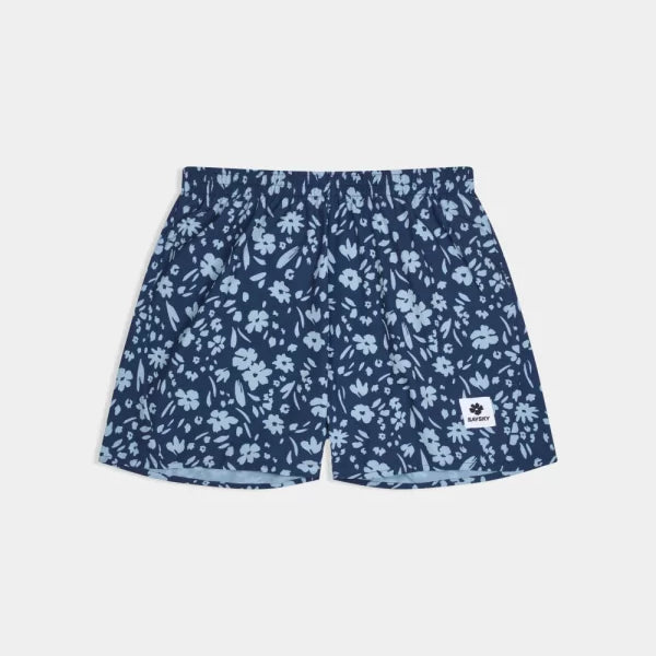 Flower Pace Shorts 5" | Blue Flower