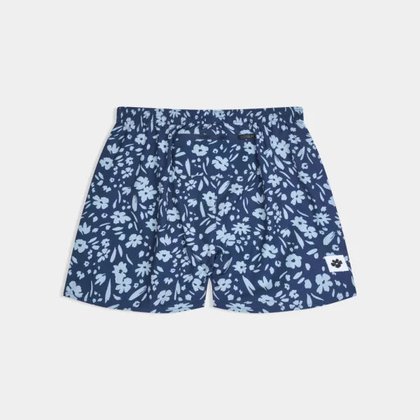 Flower Pace Shorts 5" | Blue Flower