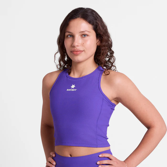 W Combat Rib Crop Top