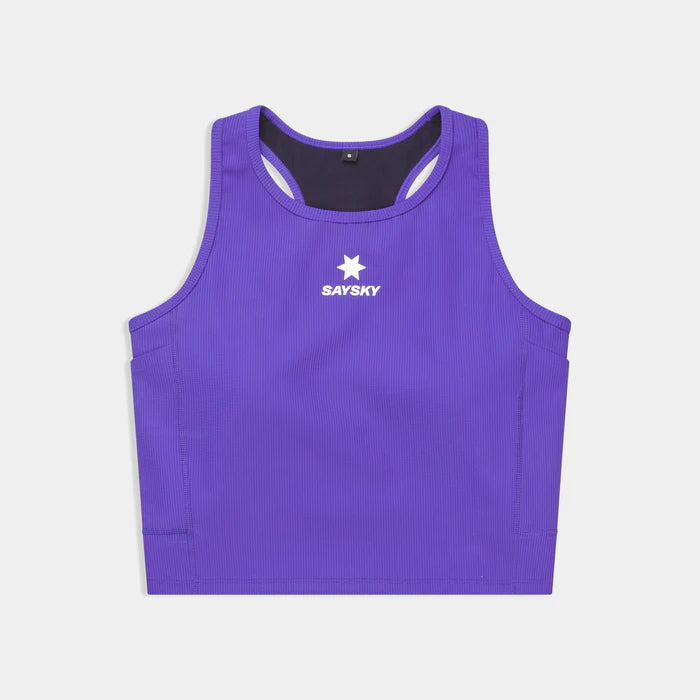 W Combat Rib Crop Top