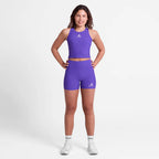 W Combat Rib Crop Top