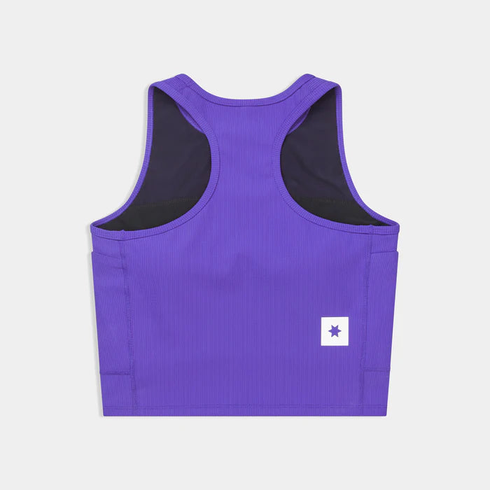 W Combat Rib Crop Top