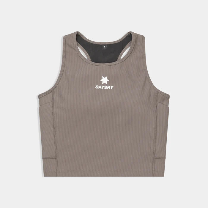 W Combat Rib Crop Top