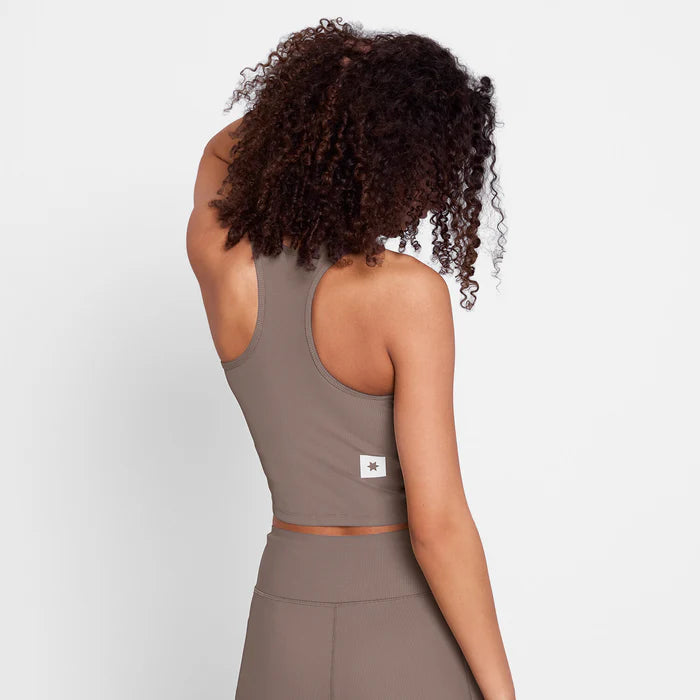 W Combat Rib Crop Top