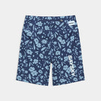 W Flower Combat+ Short Tights 7" | Blue Flower
