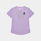 W Flower Flow T-Shirt | Purple