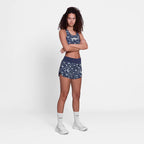 W Flower Pace Shorts 3"  | Blue Flower