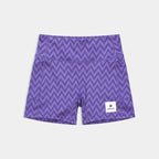 W Zig Zag Combat+ Short Tights 4" | Purple