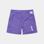 W Zig Zag Combat+ Short Tights 4" | Purple
