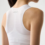Women's QiFlow Running Crop Top | White