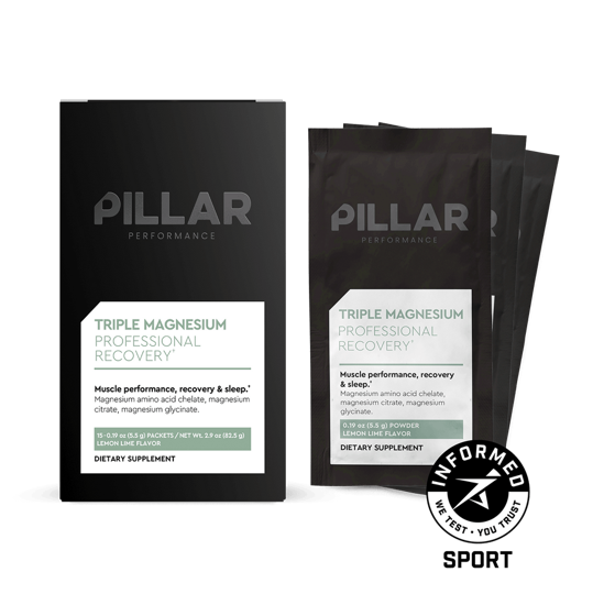 Triple Magnesium Professional Recovery Powder (Sachets) - Lemon Lime